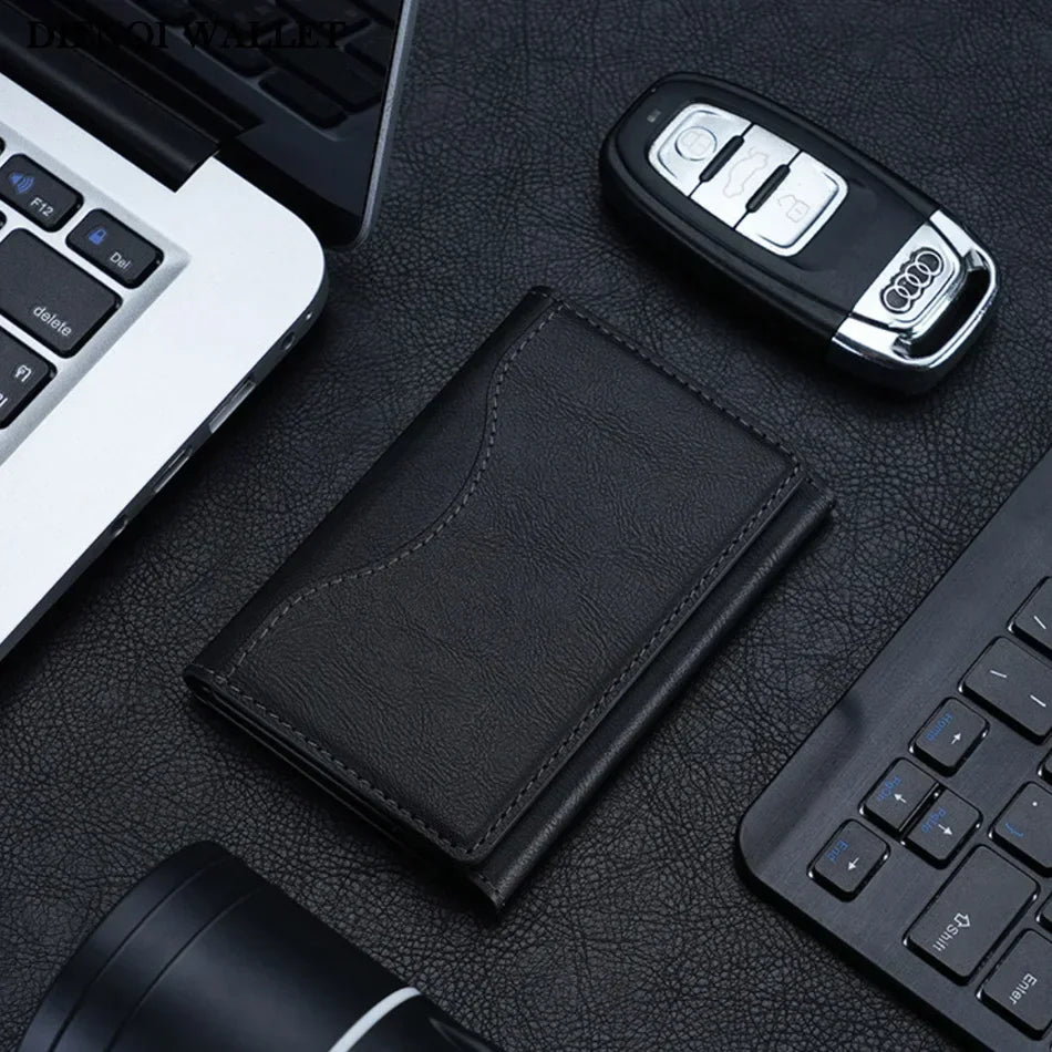 The Clifton Card Holder | Vintage-Style PU Leather MagSafe Wallet for iPhone