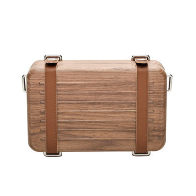 The Woodcraft | Handmade Solid Wood Crossbody Bag