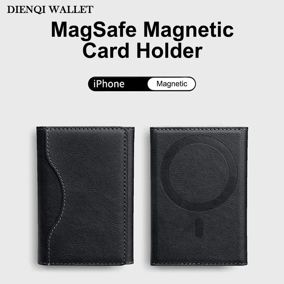 The Clifton Card Holder | Vintage-Style PU Leather MagSafe Wallet for iPhone