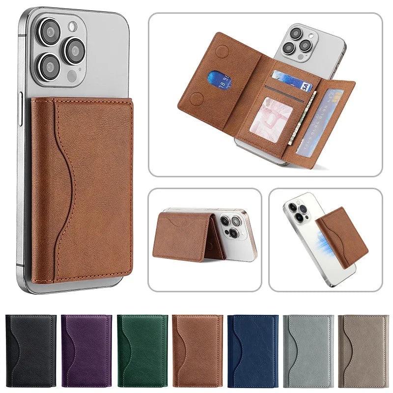 The Clifton Card Holder | Vintage-Style PU Leather MagSafe Wallet for iPhone