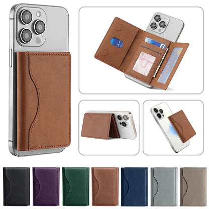 The Clifton Card Holder | Vintage-Style PU Leather MagSafe Wallet for iPhone