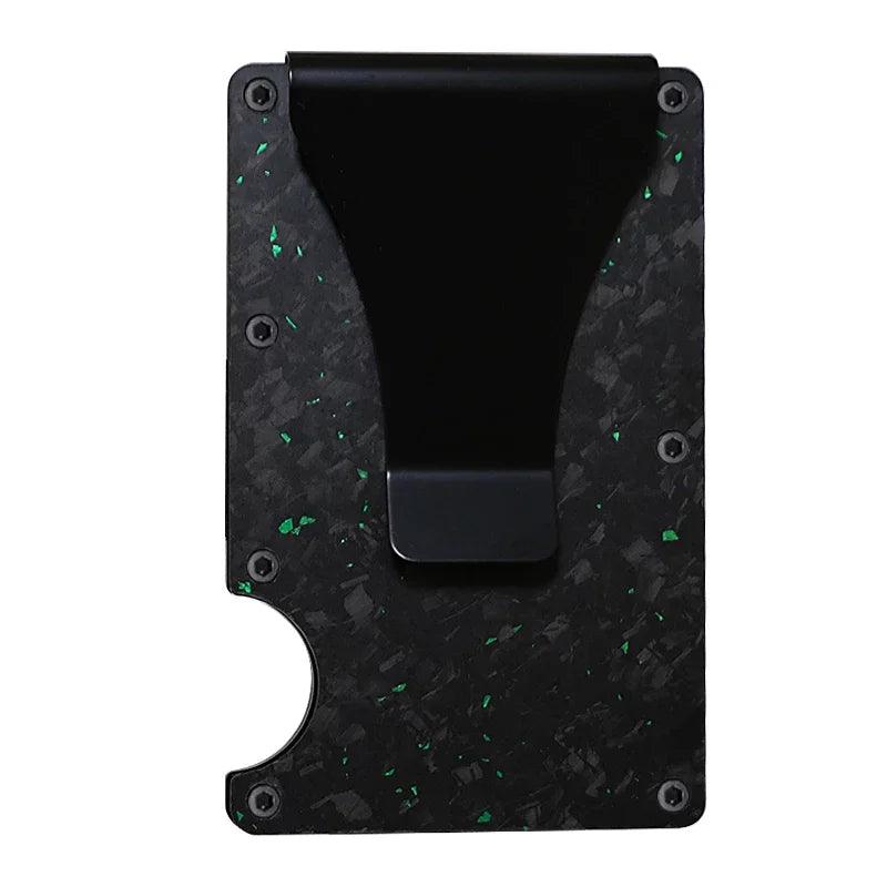 RFID Aluminum Wallet | Easily Removable Money & Cards, Minimalist Slim Credit Card Holder