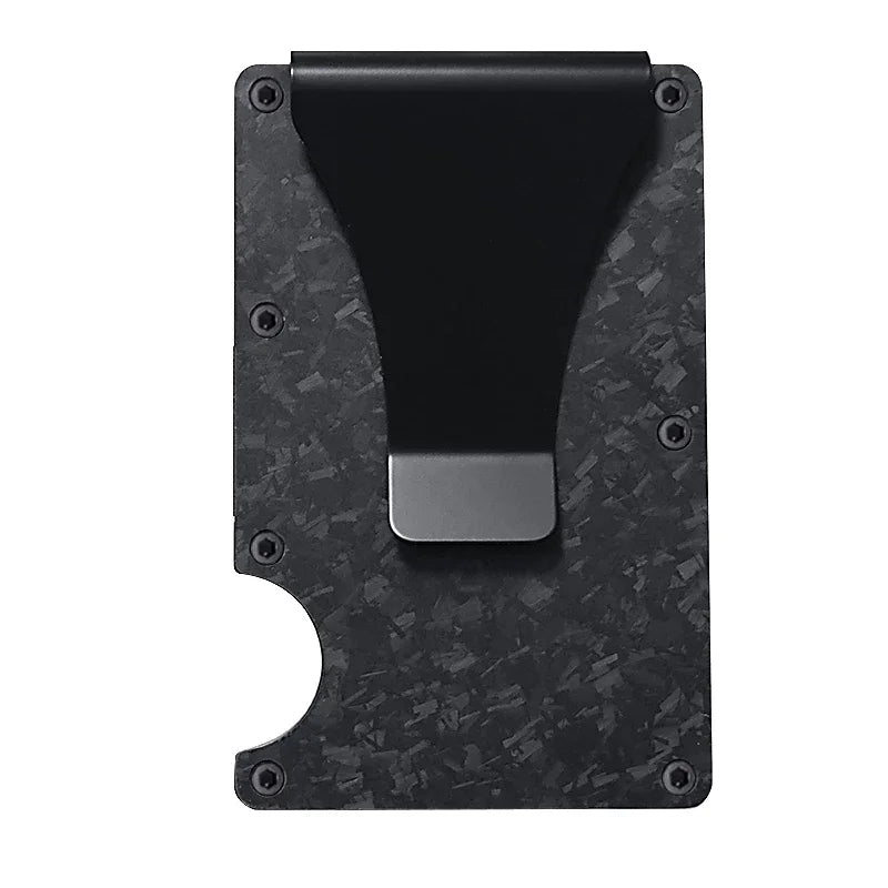 RFID Aluminum Wallet | Easily Removable Money & Cards, Minimalist Slim Credit Card Holder