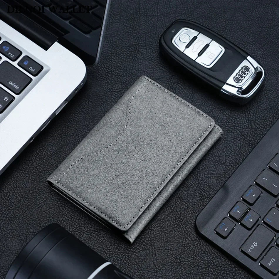 The Clifton Card Holder | Vintage-Style PU Leather MagSafe Wallet for iPhone