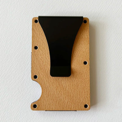 RFID Aluminum Wallet | Easily Removable Money & Cards, Minimalist Slim Credit Card Holder