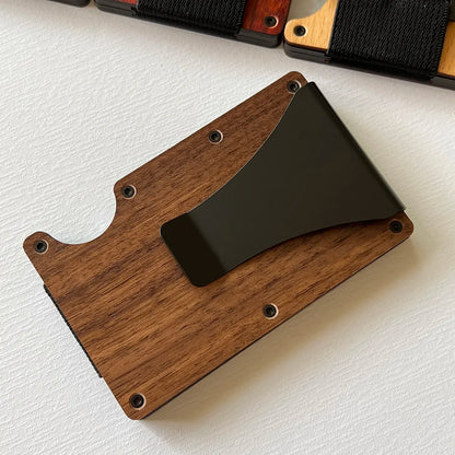 RFID Aluminum Wallet | Easily Removable Money & Cards, Minimalist Slim Credit Card Holder