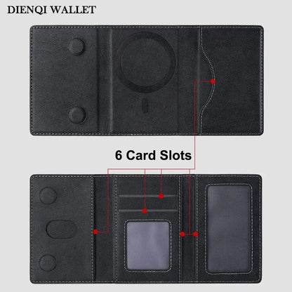 The Clifton Card Holder | Vintage-Style PU Leather MagSafe Wallet for iPhone