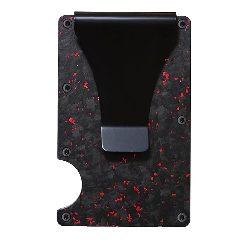 RFID Aluminum Wallet | Easily Removable Money & Cards, Minimalist Slim Credit Card Holder